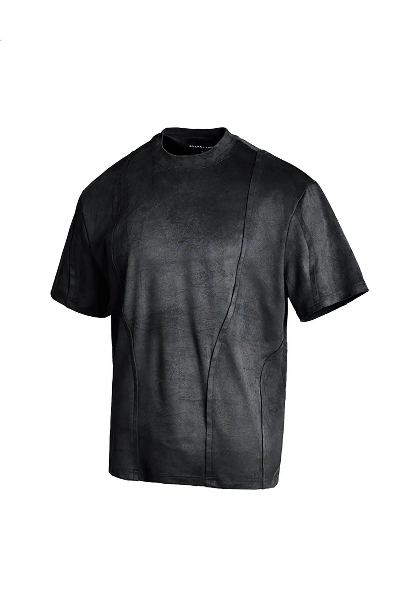 SSIN7 Suede Arc Spliced T-Shirt