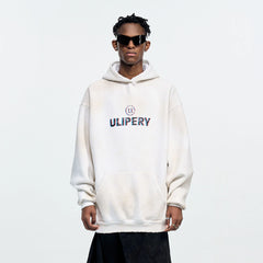 ULIPERY Dirty Fit Frayed Heavyweight Oversized Hoodie