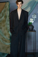 JIECHI Spiked Embellished Oversized Blazer