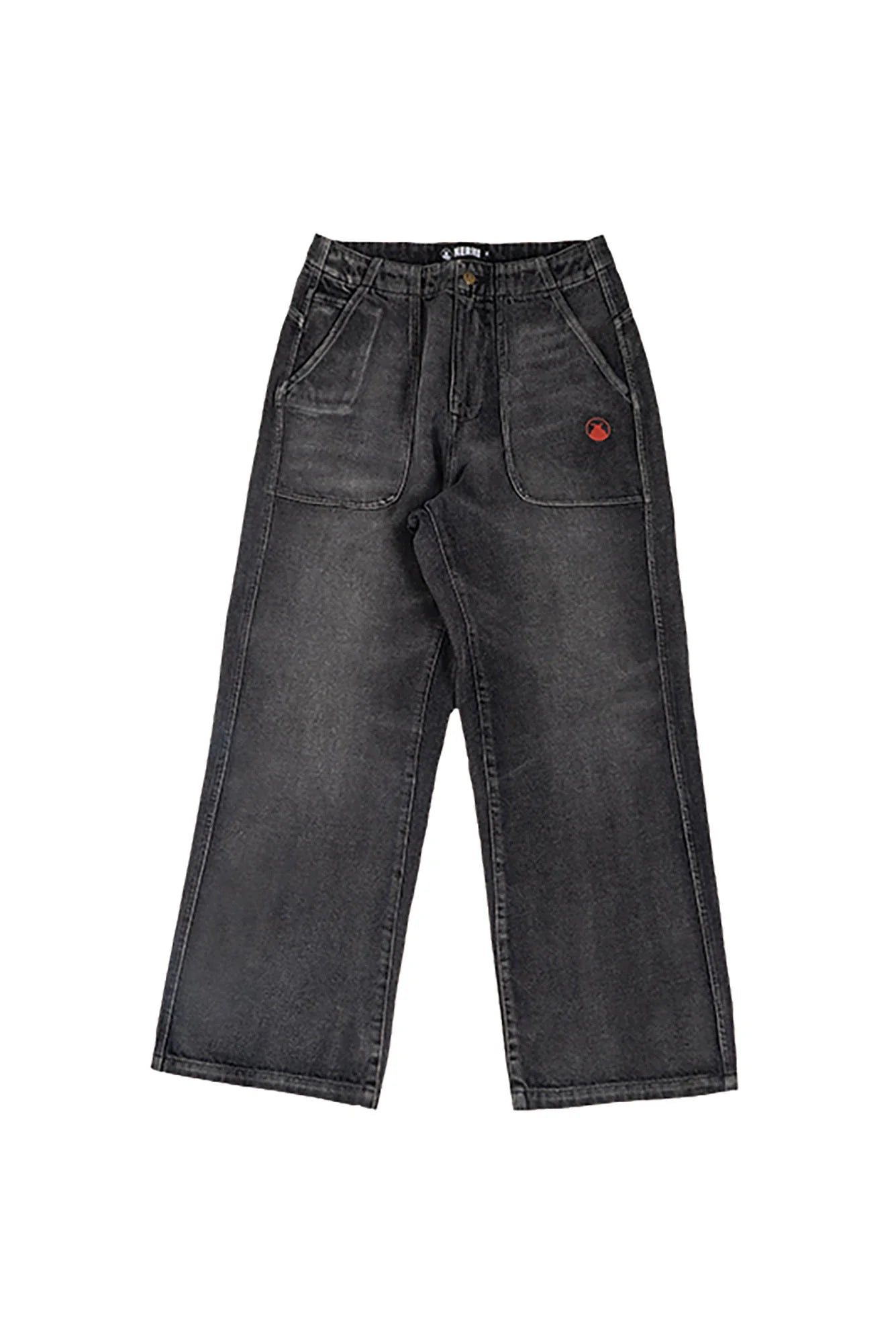 NERHI Classic Washed Straight-Leg Jeans