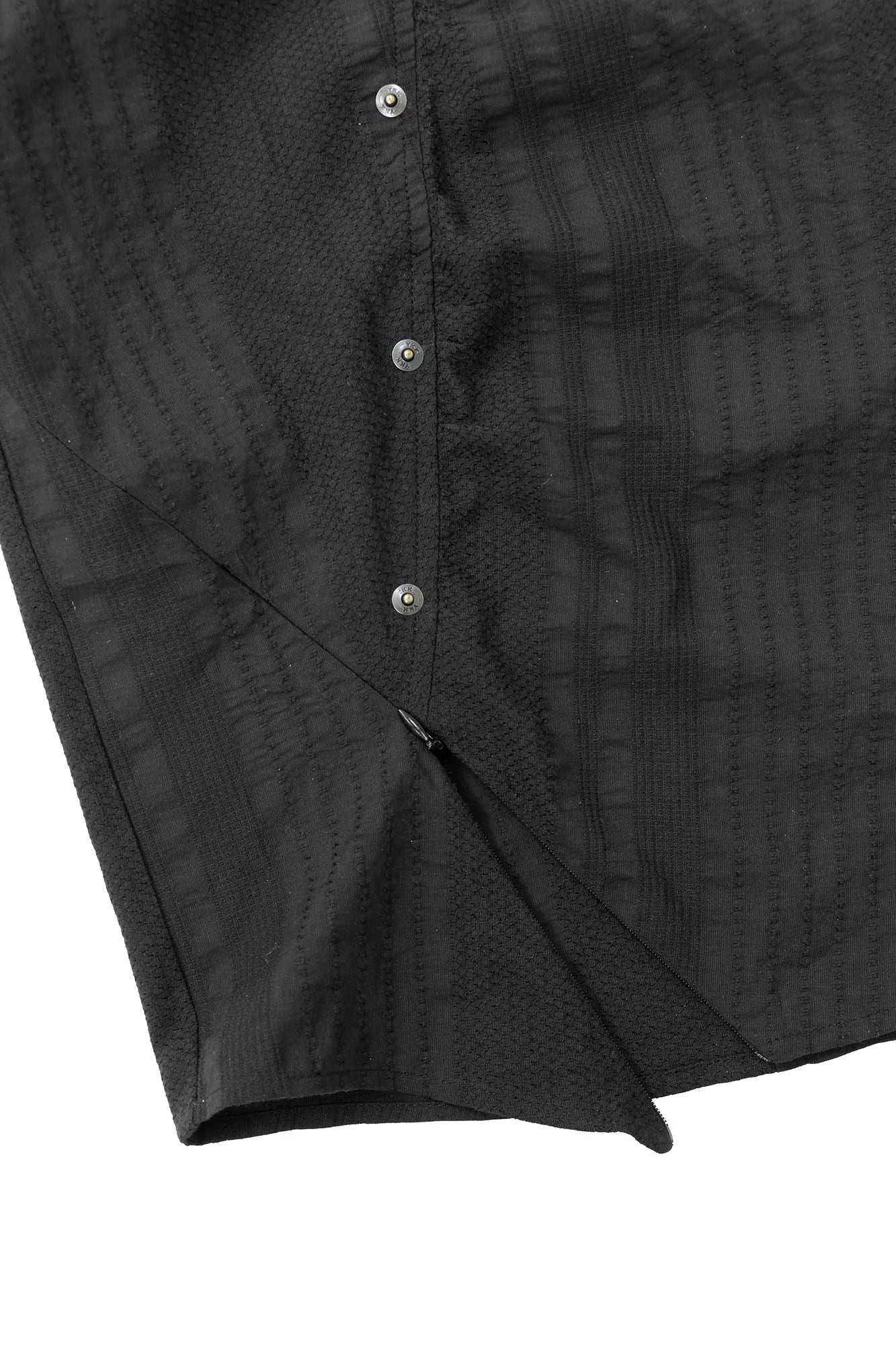 RELABEL Studded Detachable Scarf Shirt Black