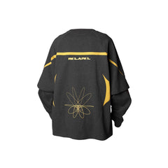 RELABEL No.21 Spliced Layered Long-Sleeve Tee
