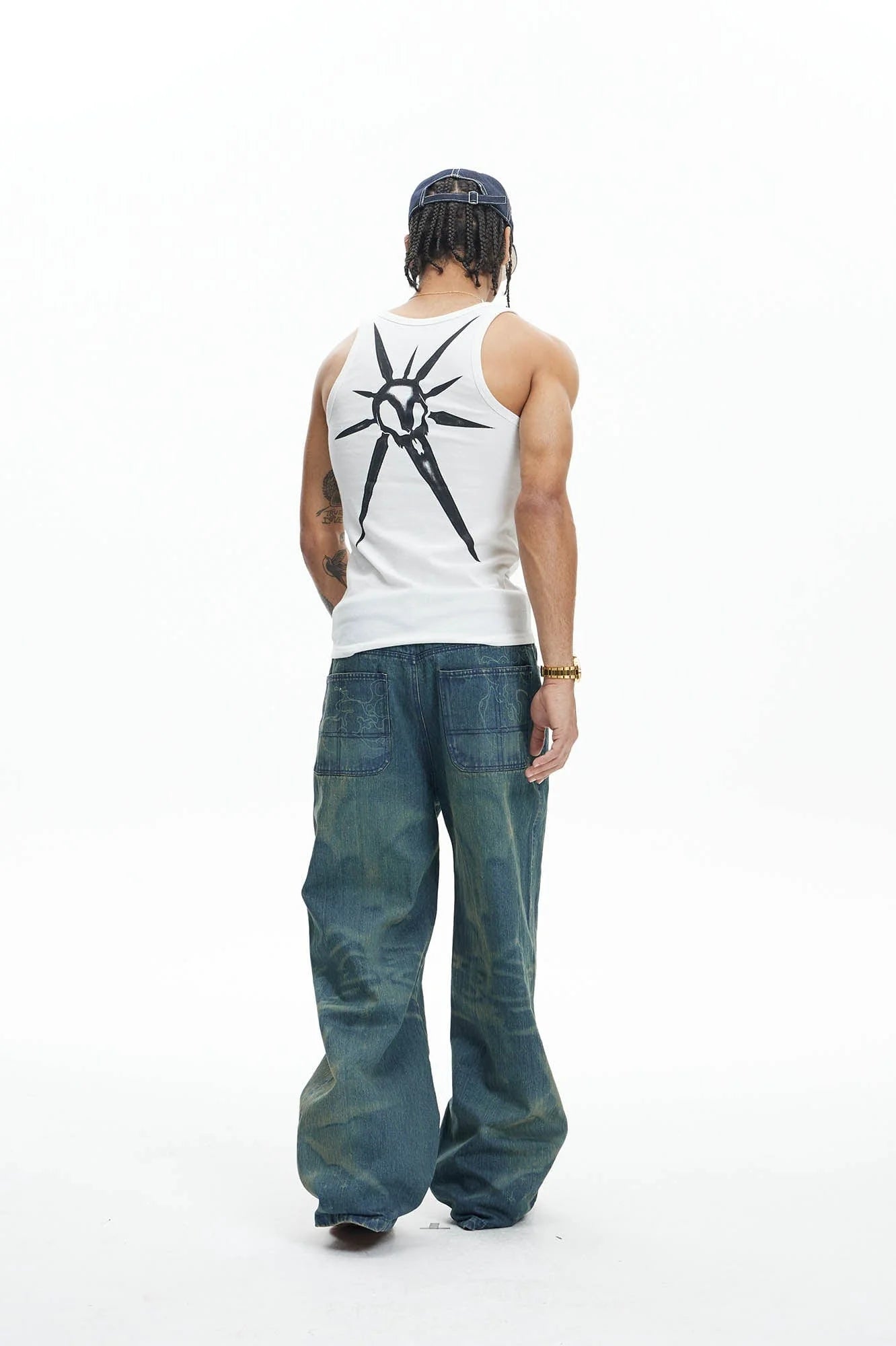 DND4DES Ocean Star Straight-Leg Jeans