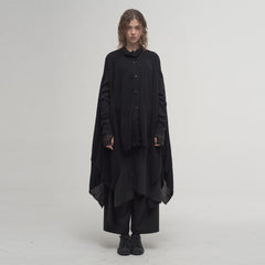 ILNya Nieternite Nifutur Convertible Drape Knit Cape