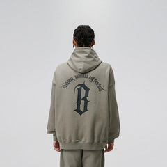 BONELESS Gothic Slogan Hoodie