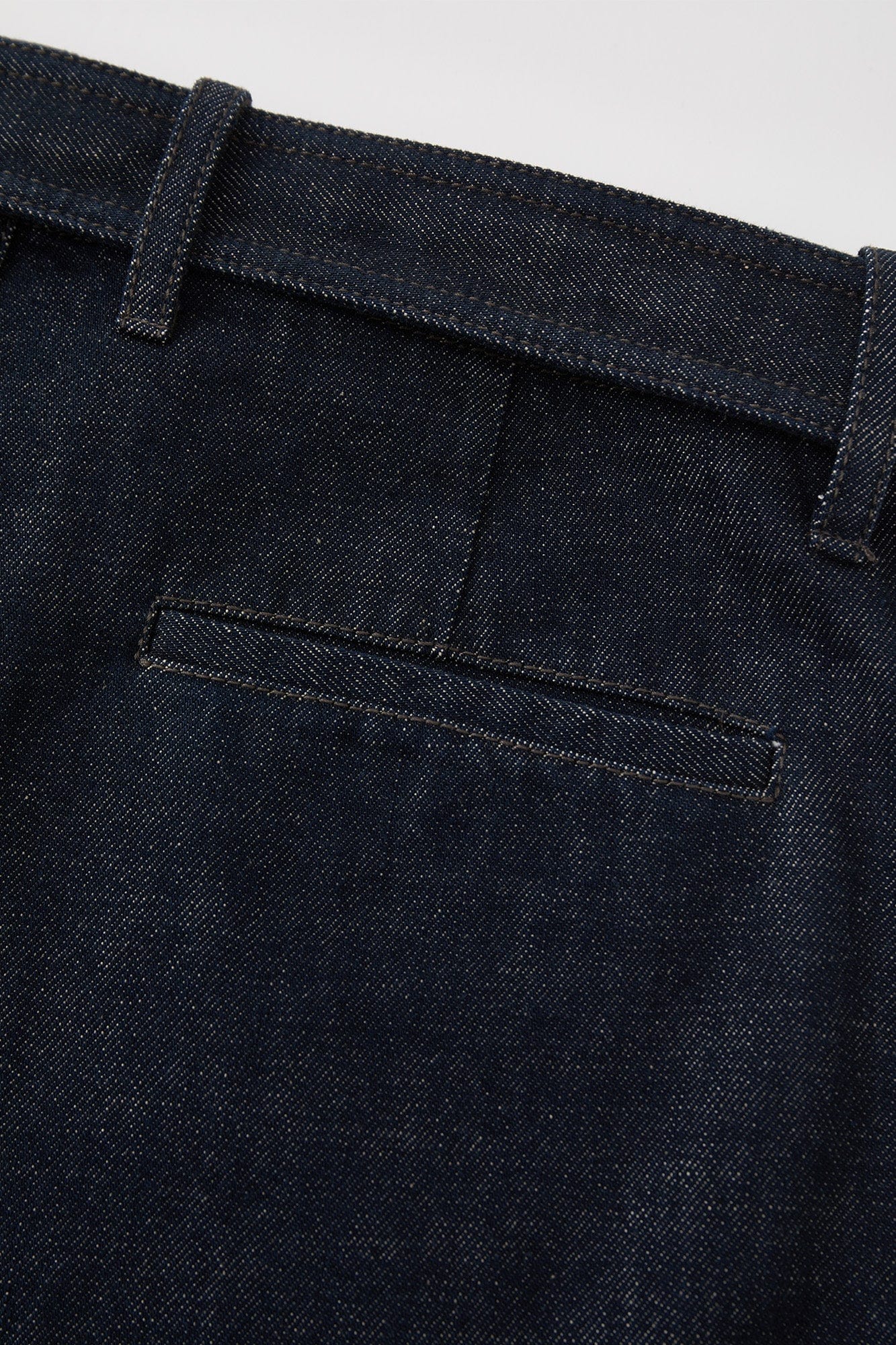 OPICLOTH Essential Washed Belted Wide-Leg Jeans