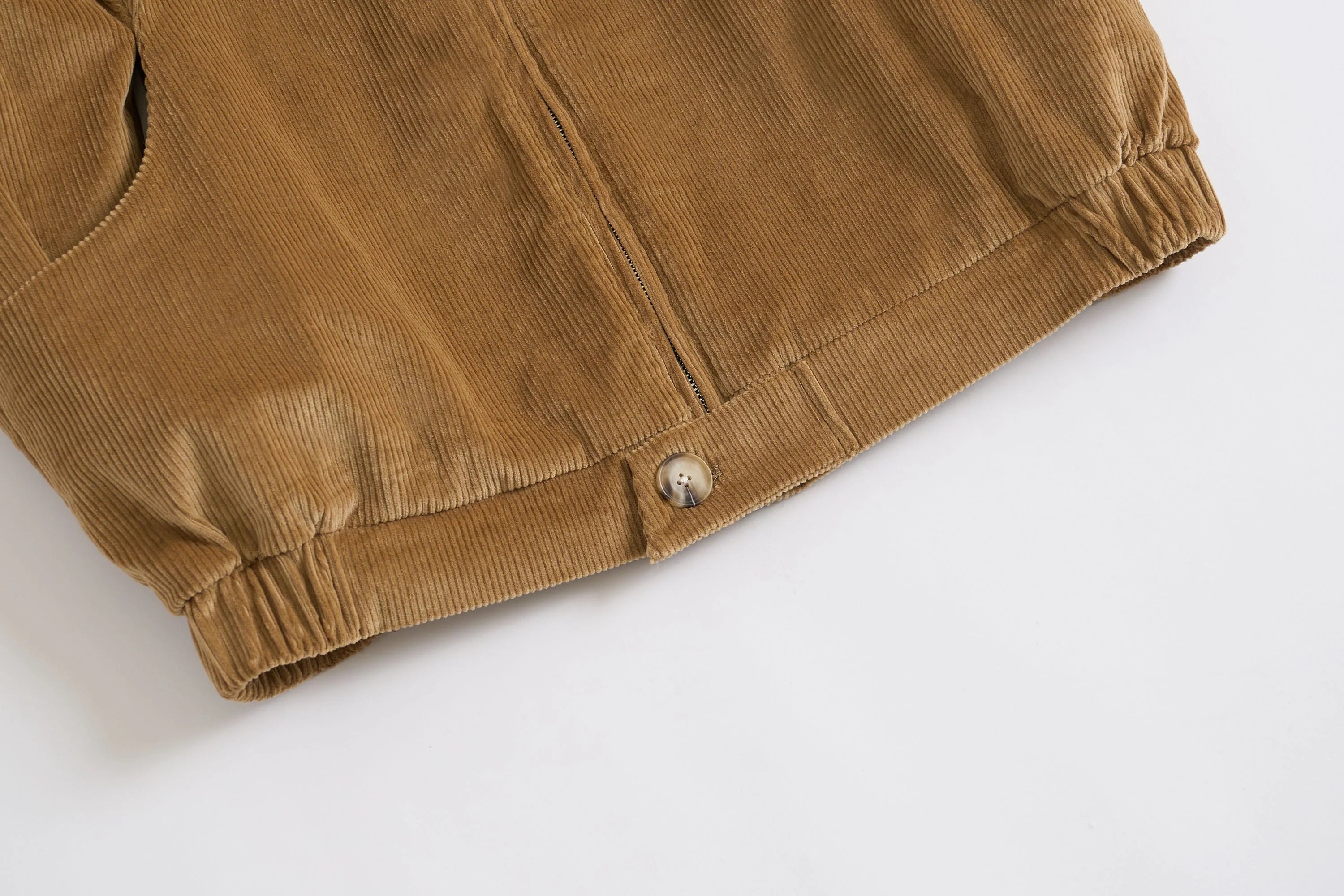 WIID Contrast Collar Corduroy Jacket