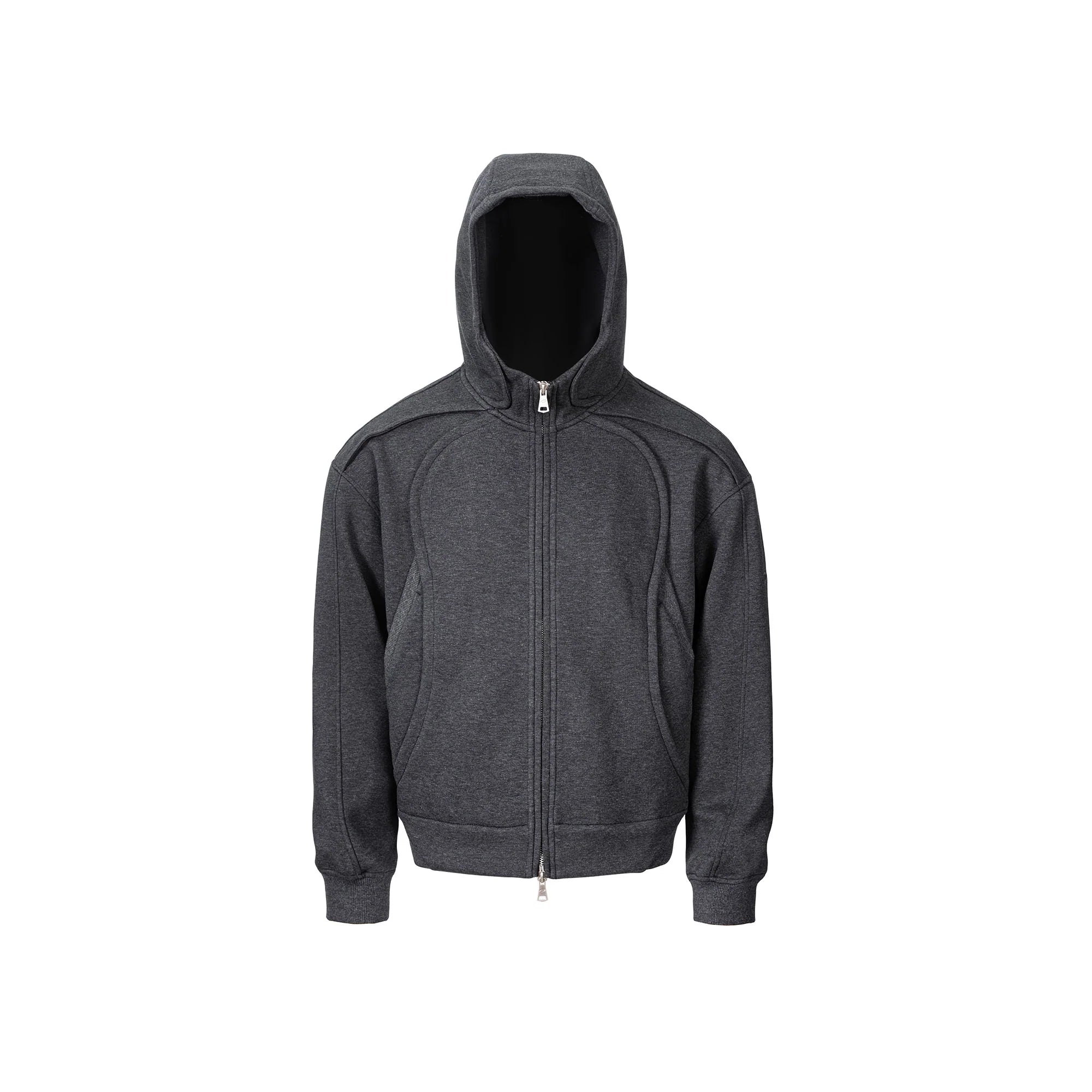 CATSSTAC Curved Panel Double-Zip Hoodie