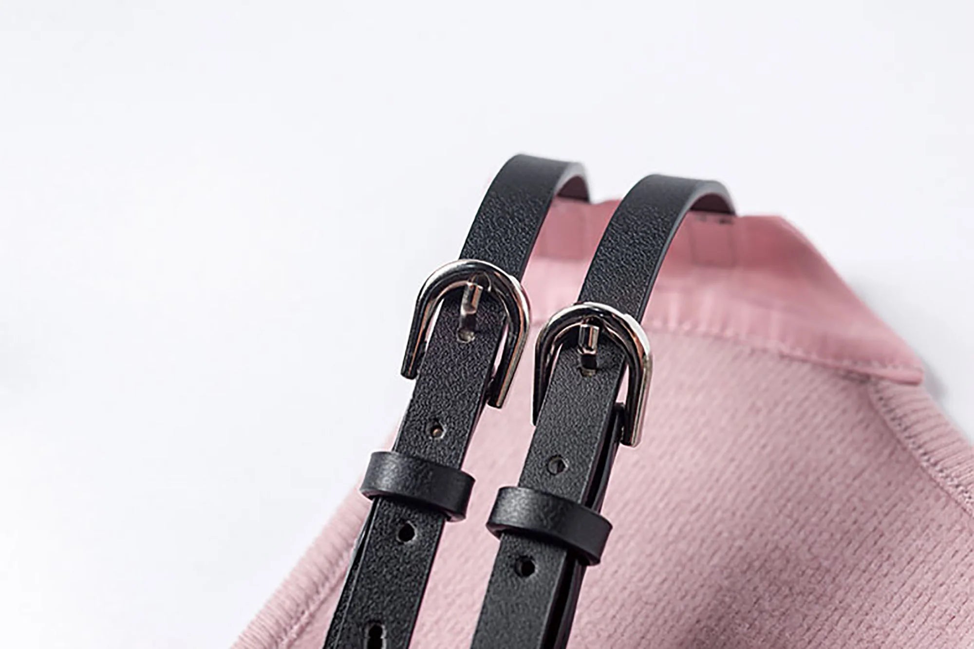 TUIMU Buckle Strap Ribbed Tank Top
