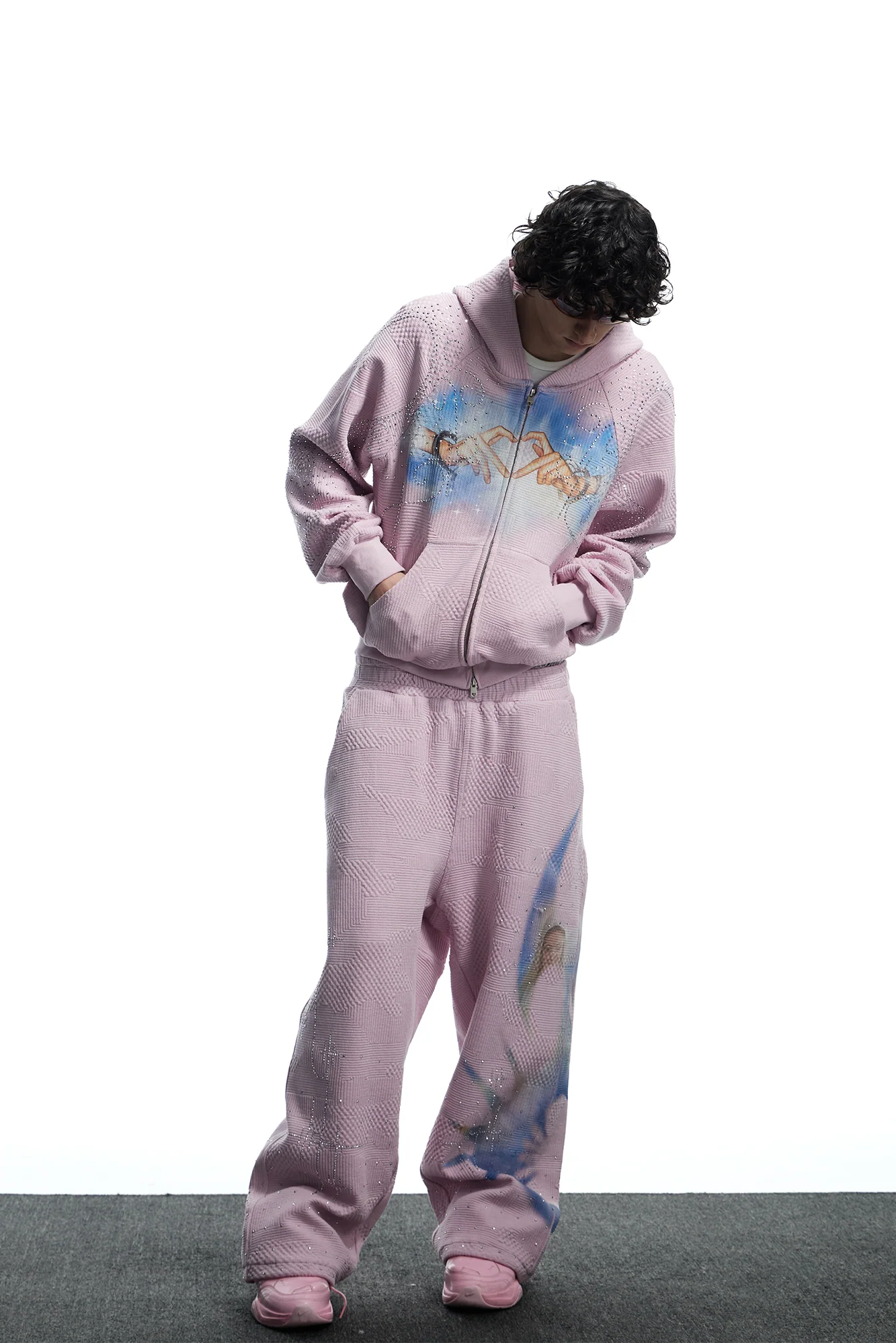 DND4DES Dreamcore Print Diamond Sweatpants