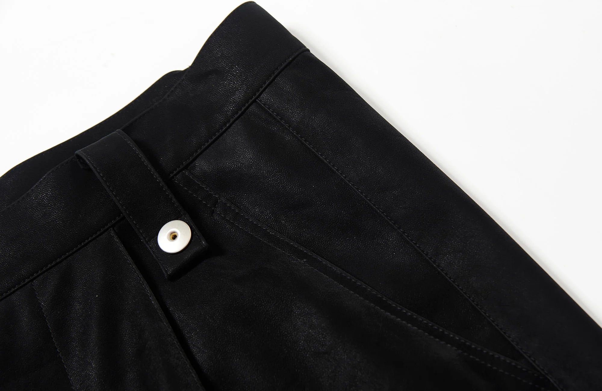 7440 37 1 Back Double-Knee PU Pants