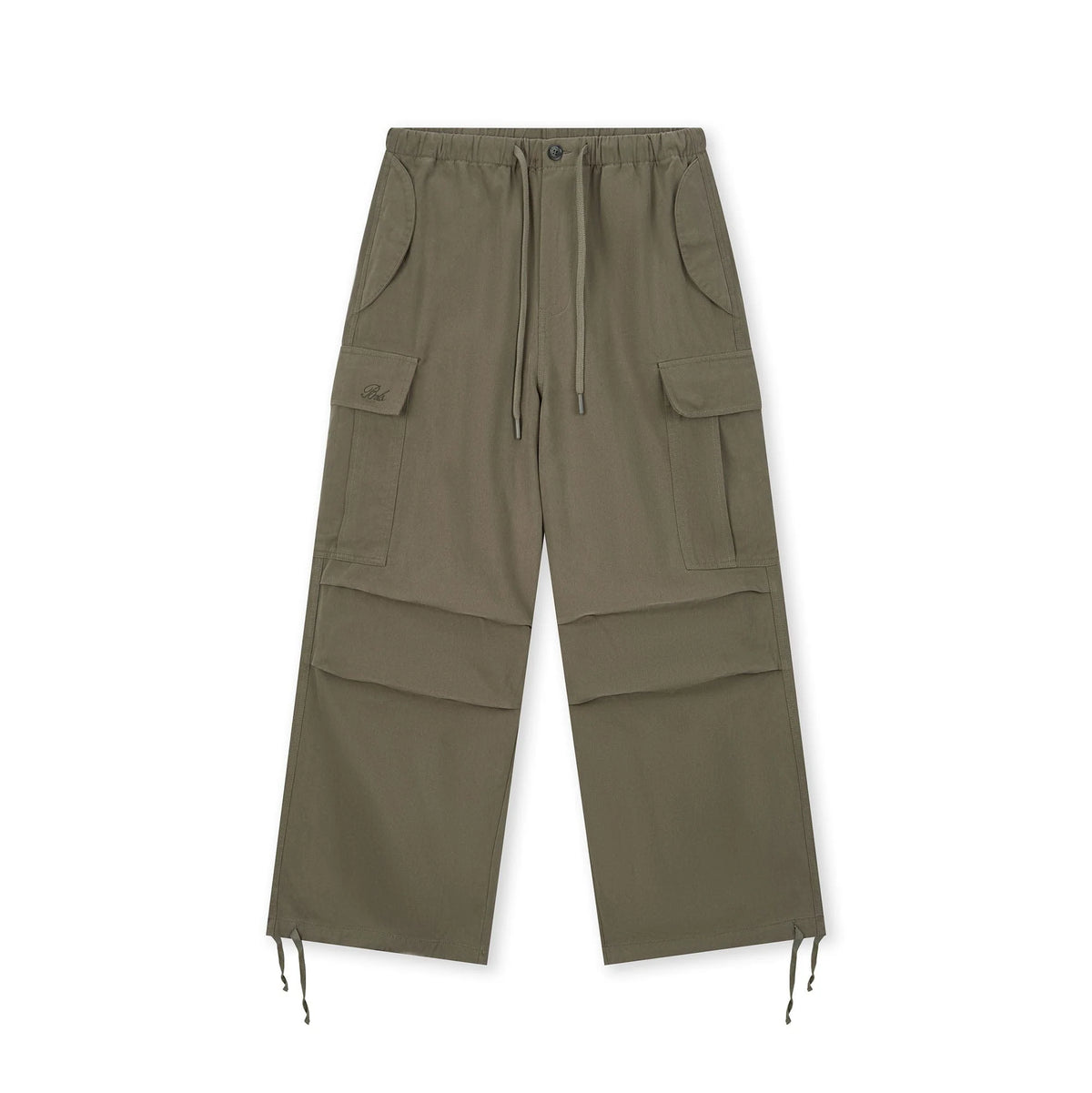 BONELESS Pleated Big Pocket Drawstring Cargo