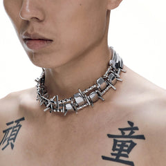ILLUSORY Double-Strand Jointed Thorn Chocker