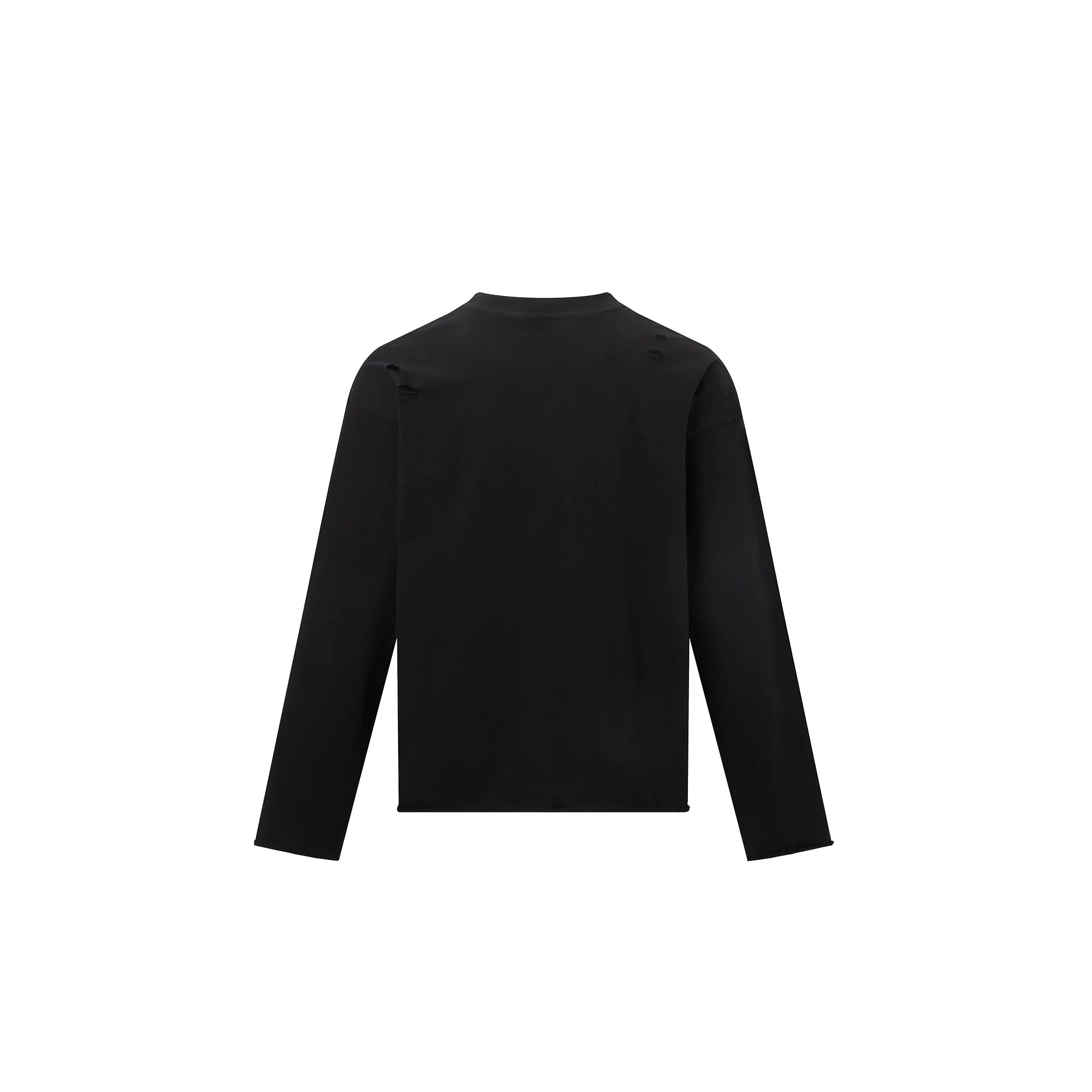 RECOVER ZONE Distressed Graphic Long Sleeve Tee