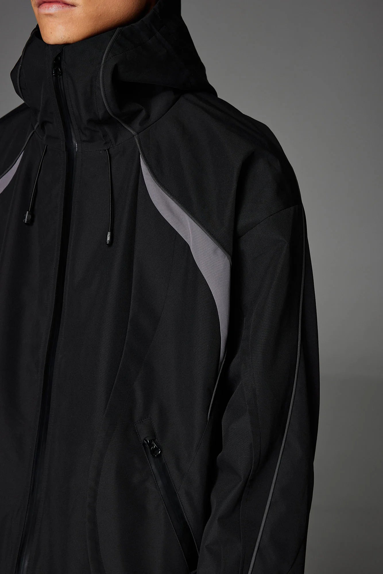 CATSSTAC Stormline Contrast Panel Zip Jacket