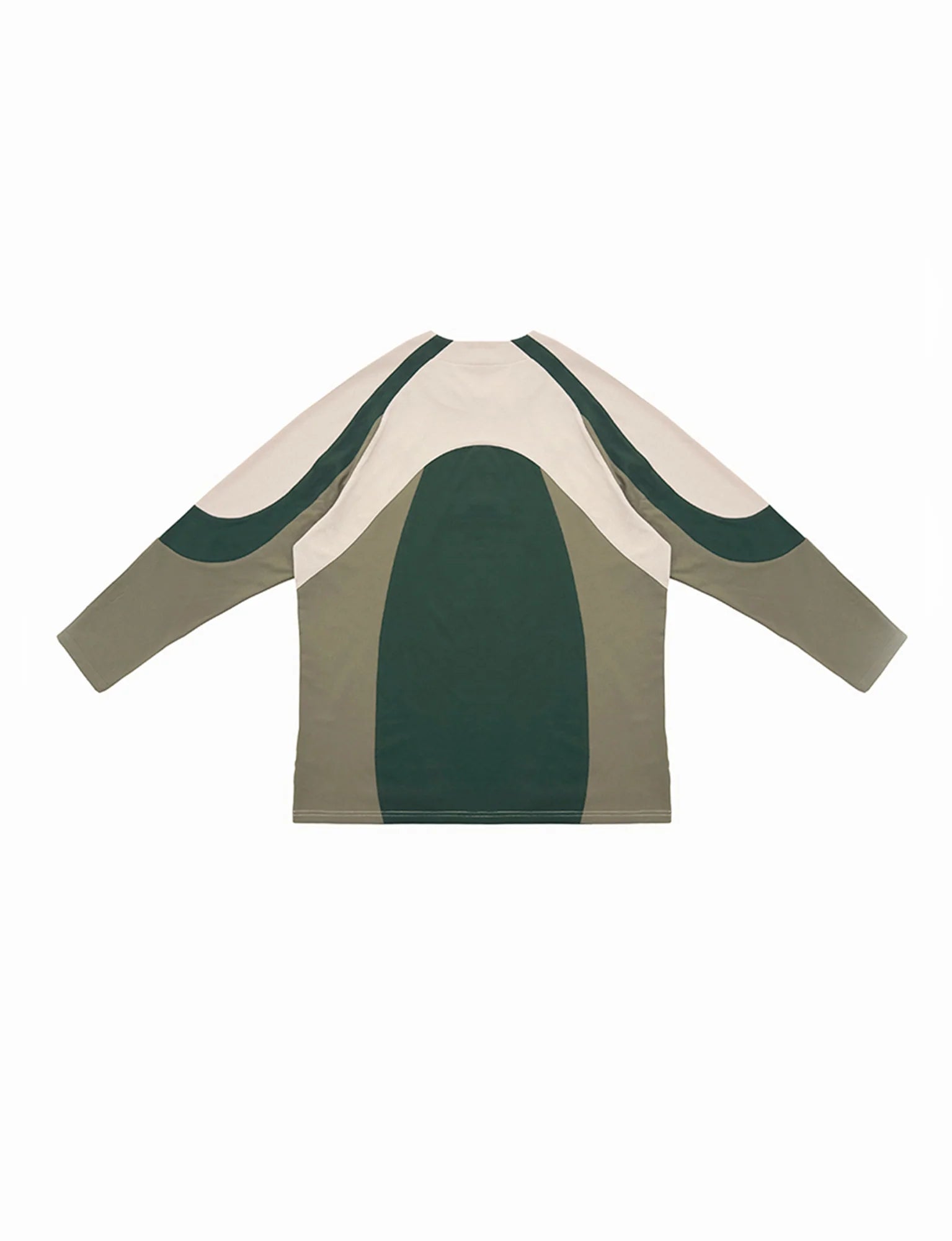 MIICHOUS Contrast Panel UV-Protection Long-Sleeve Tee
