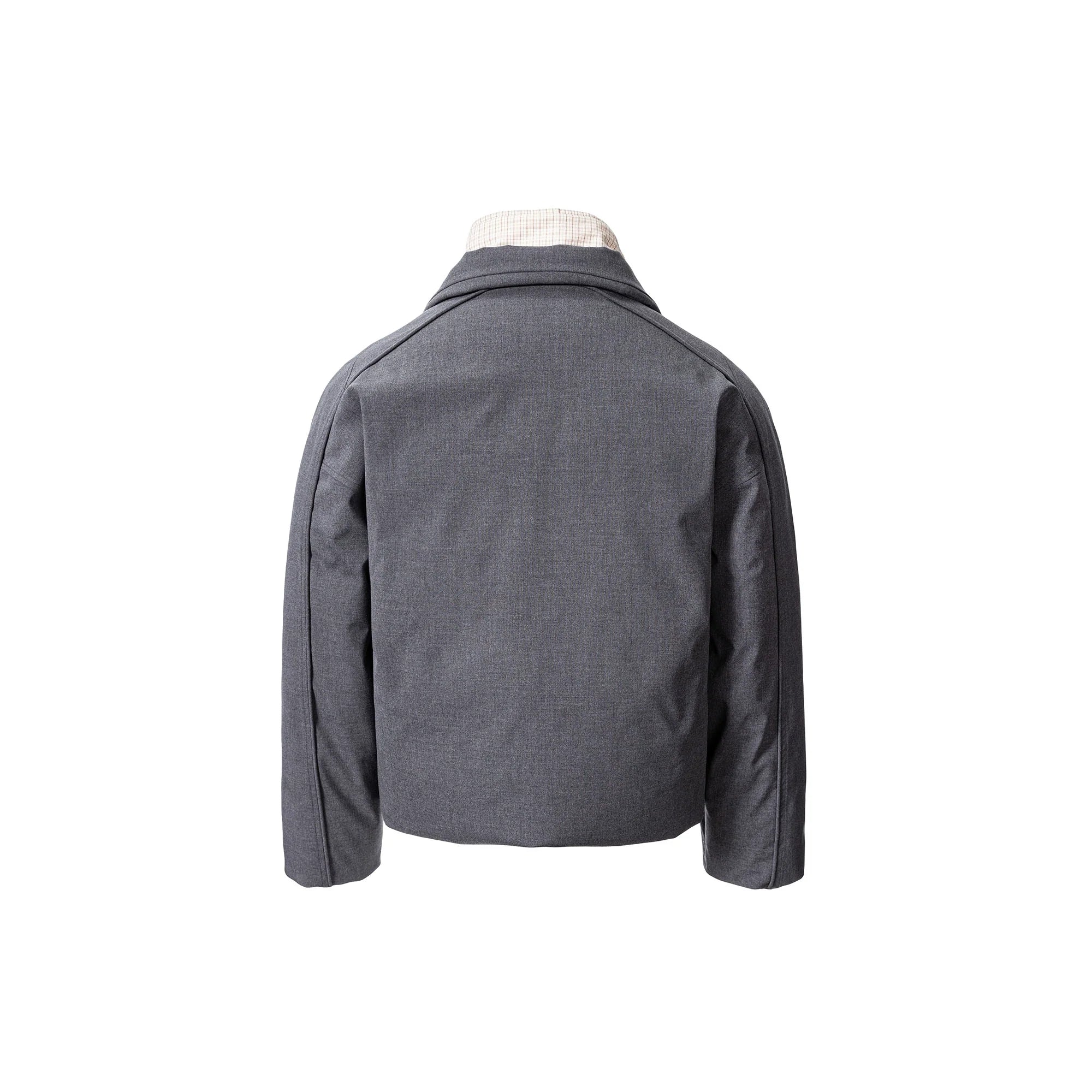 CATSSTAC Plaid Layered Down Jacket