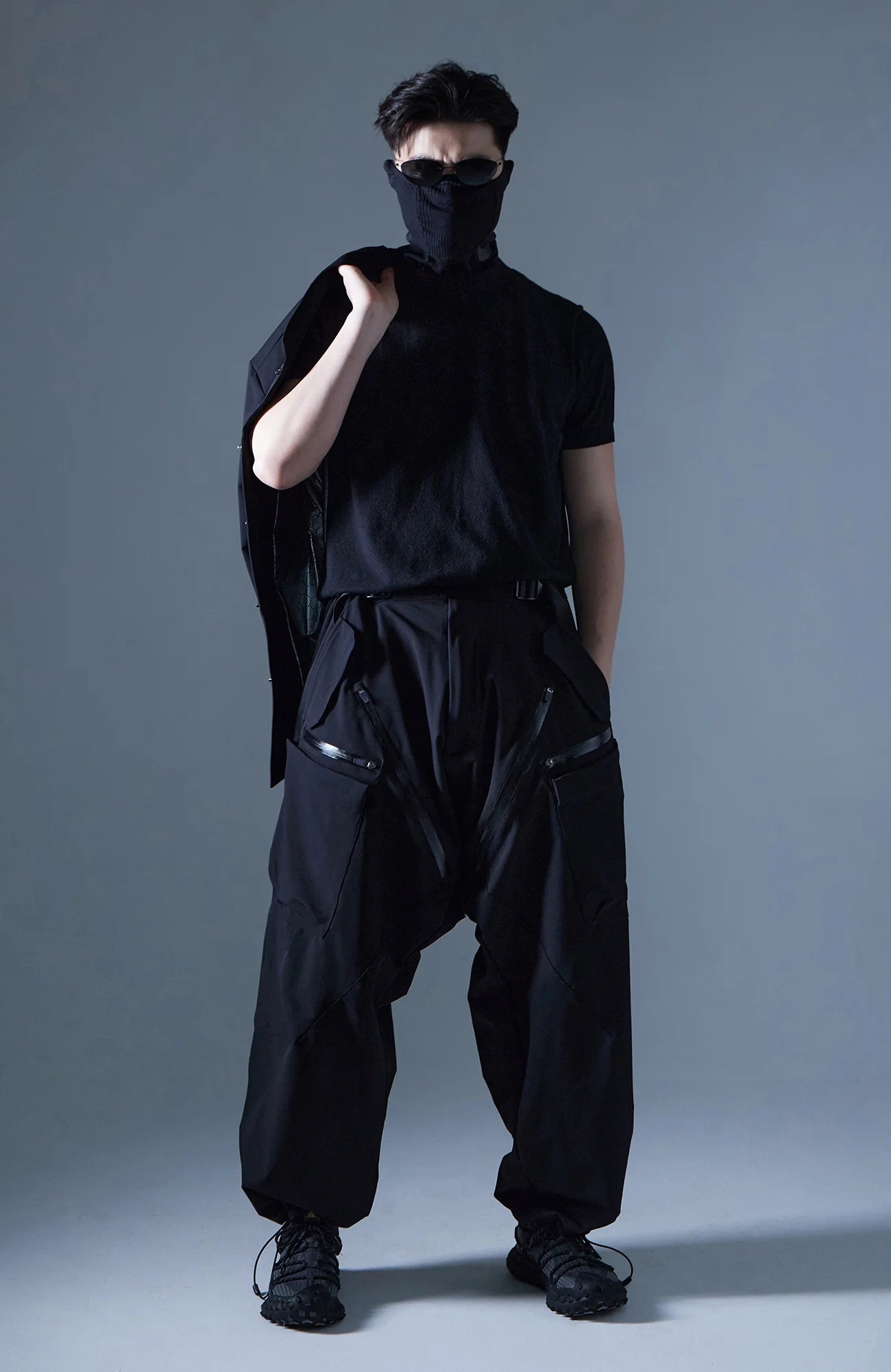 SILENSTORM Techwear Drop-Crotch Trousers