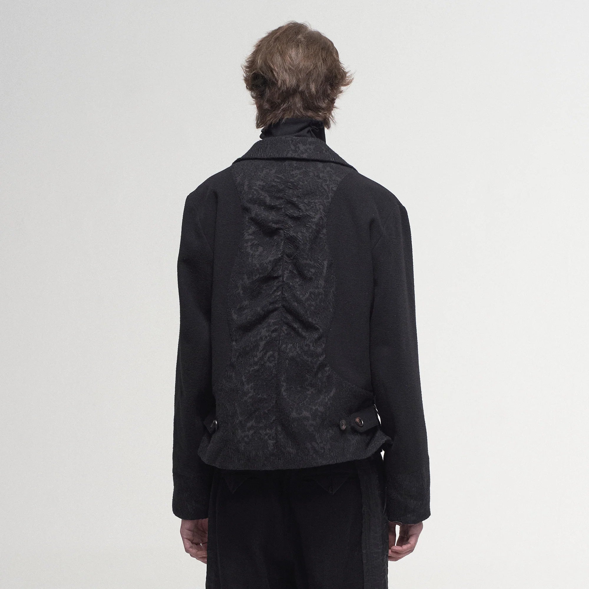 ILNya Nieternite Nifutur Jacquard Paneled Side Tab Jacket