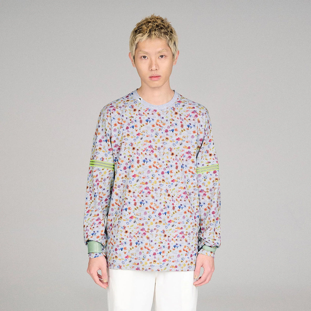 URBAN+FOREST Speckled Reflective Stripe Long-Sleeve Tee