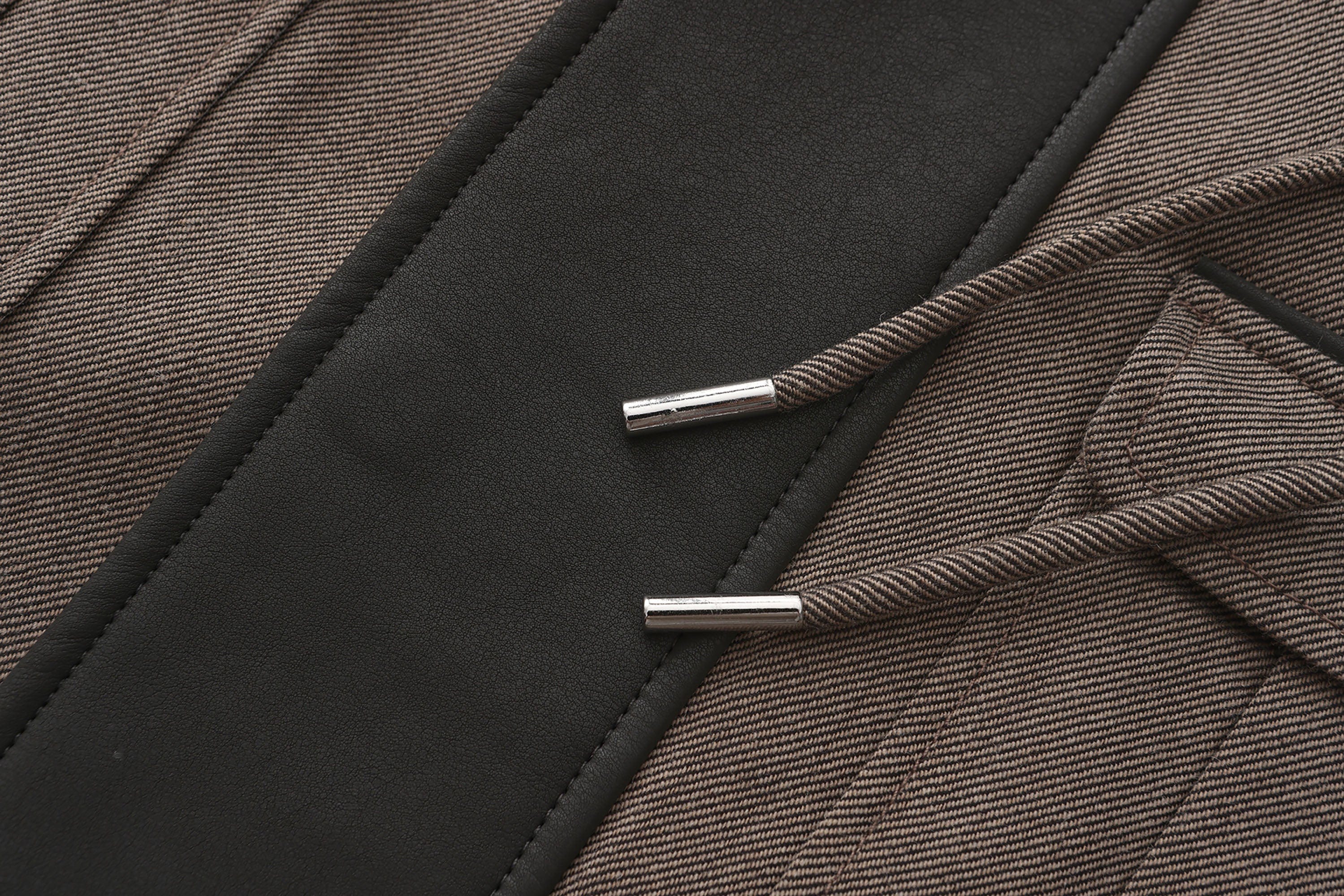ORAL UTOPIA Multi-Pocket Drawstring Barn Jacket