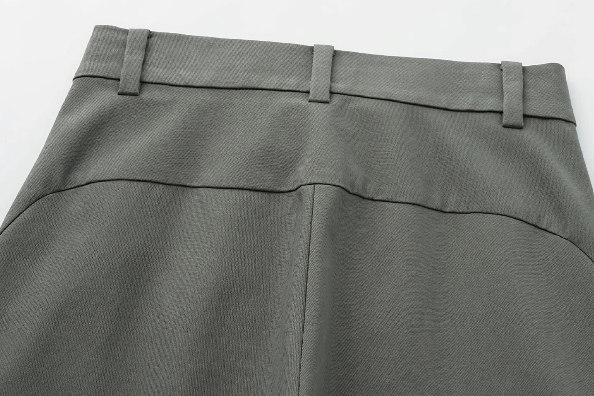 ALVNG AR ANTS Double Pleat Panel Wide-Leg Trousers