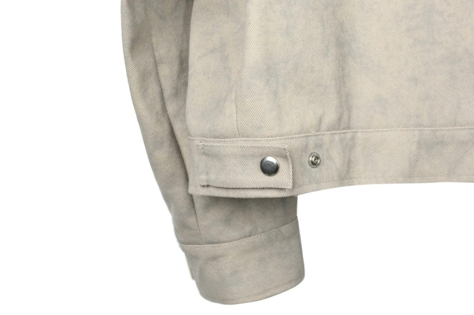 OKAYTHXBYE Essential Contrast Collar Washed Jacket