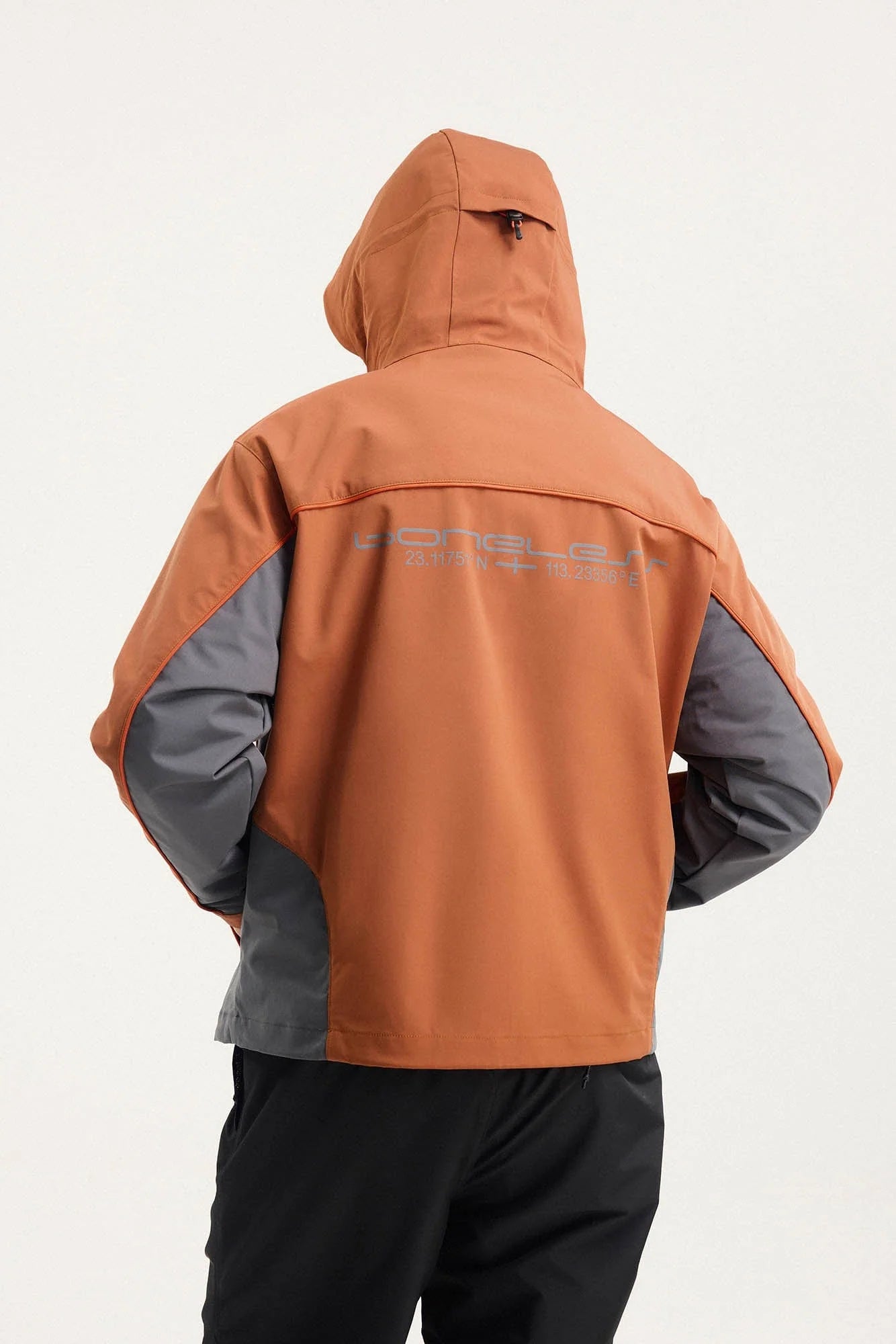 BONELESS Contrast Waterproof Utility Hooded Jacket