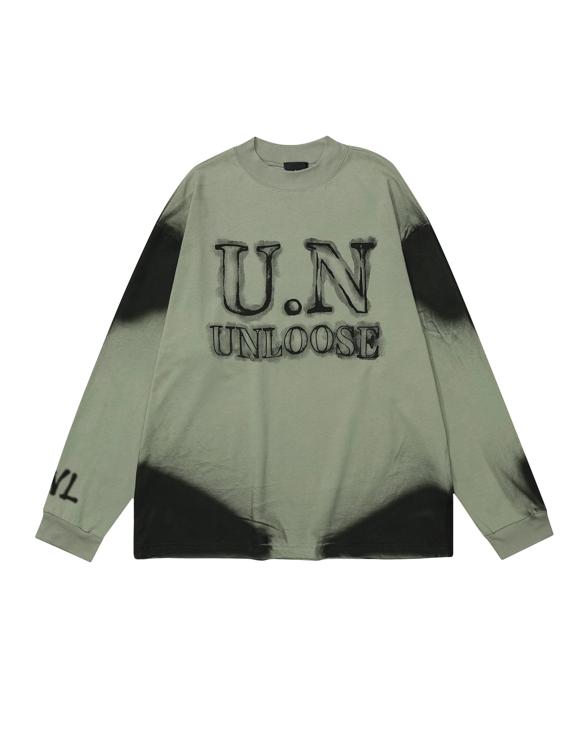 OVDY Unloose Ink Gradient Long-Sleeve Tee
