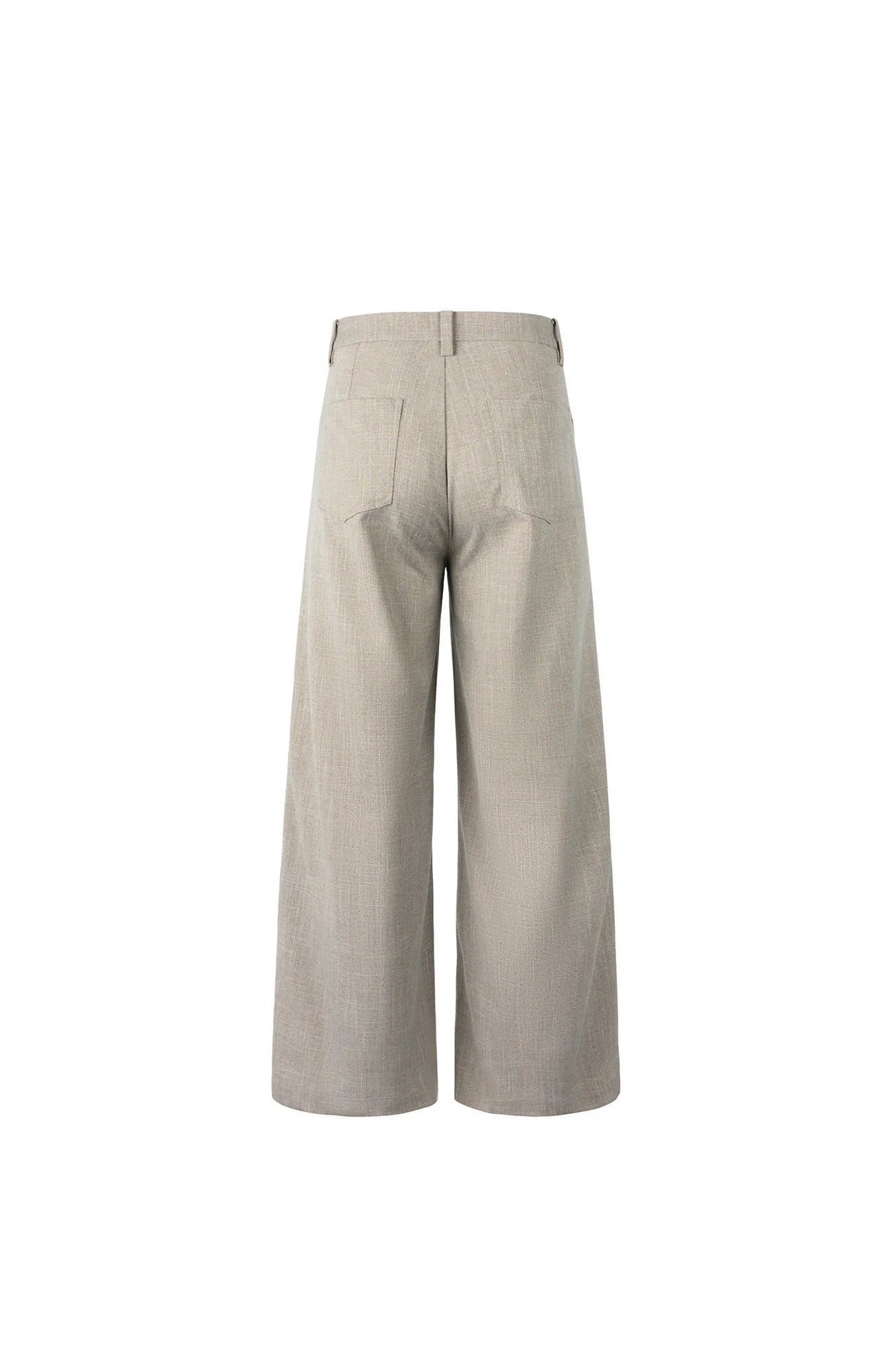 OKAYTHXBYE Essential Pleated Wide-Leg Trousers