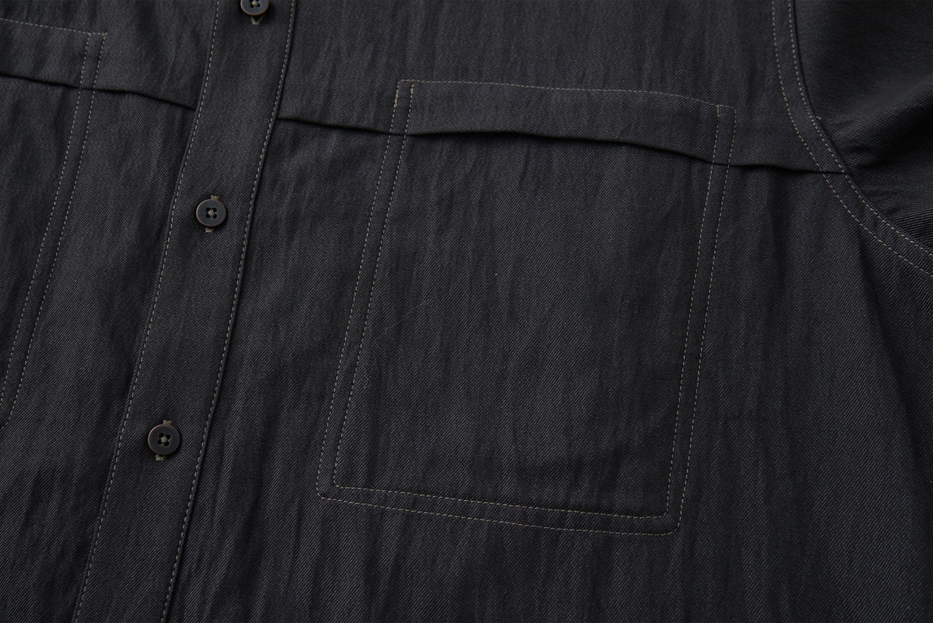 OPICLOTH Minimal Stitch Tencel-Blend Shirt