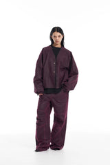 VANN VALRENCE Structured Panel Pleated-Knee Pants