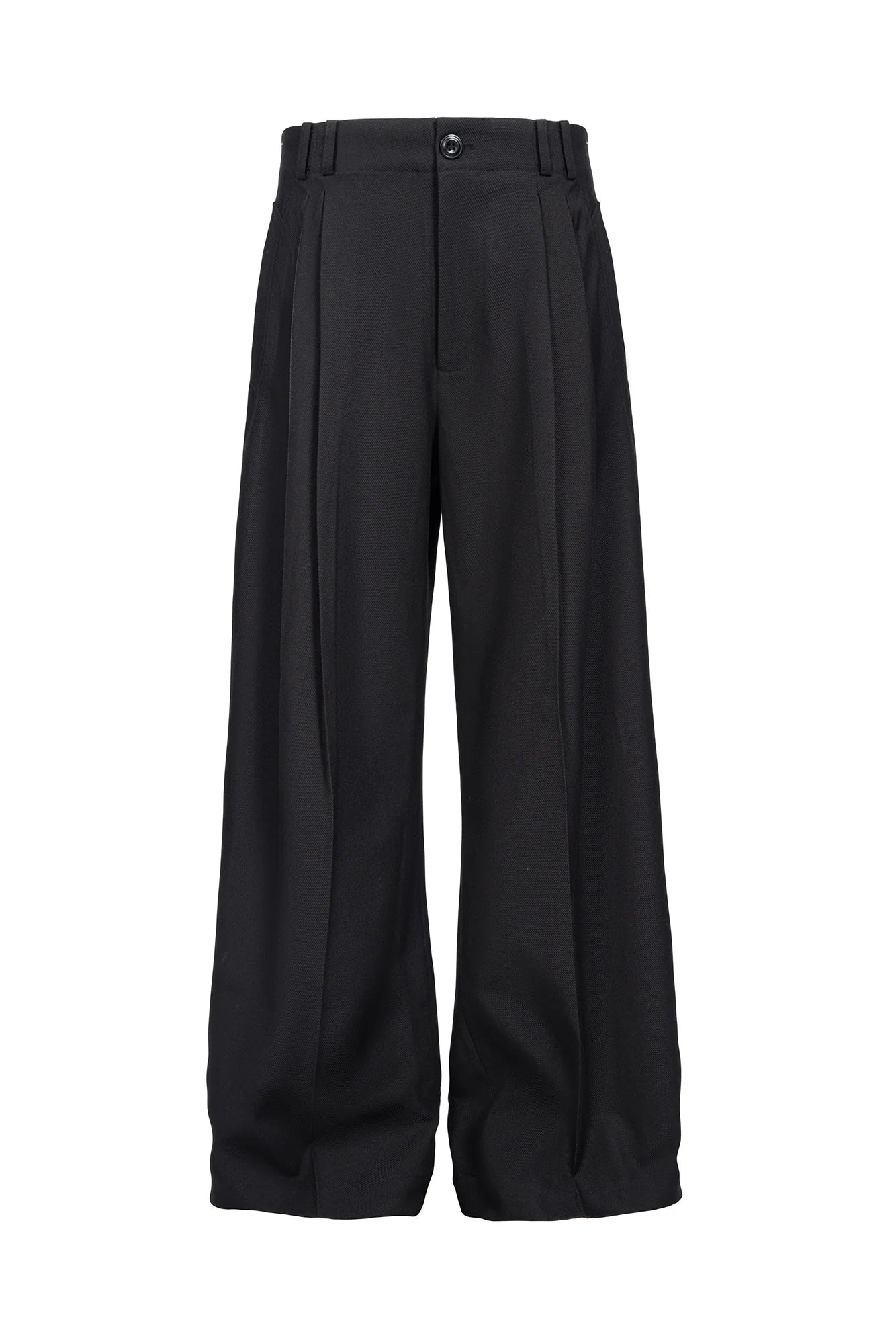 CATSSTAC Classic Pleated Wide-Leg Trousers