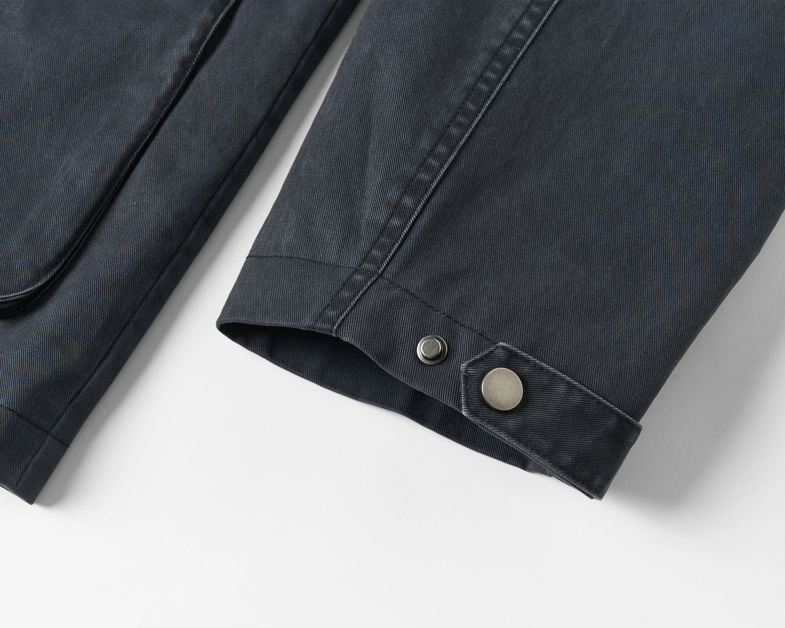 SAVAGEGROWTHWORLD Washed Canvas Multi-Pocket Utility Jacket