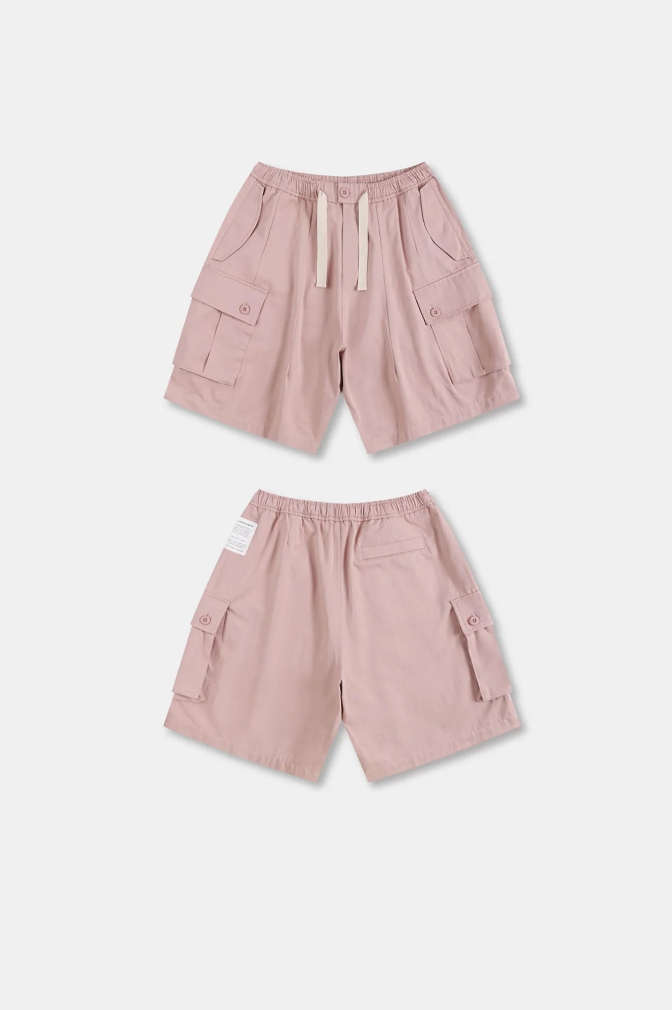 UNLIMITED MOTE Multi-Pocket Drawstring Cargo Shorts