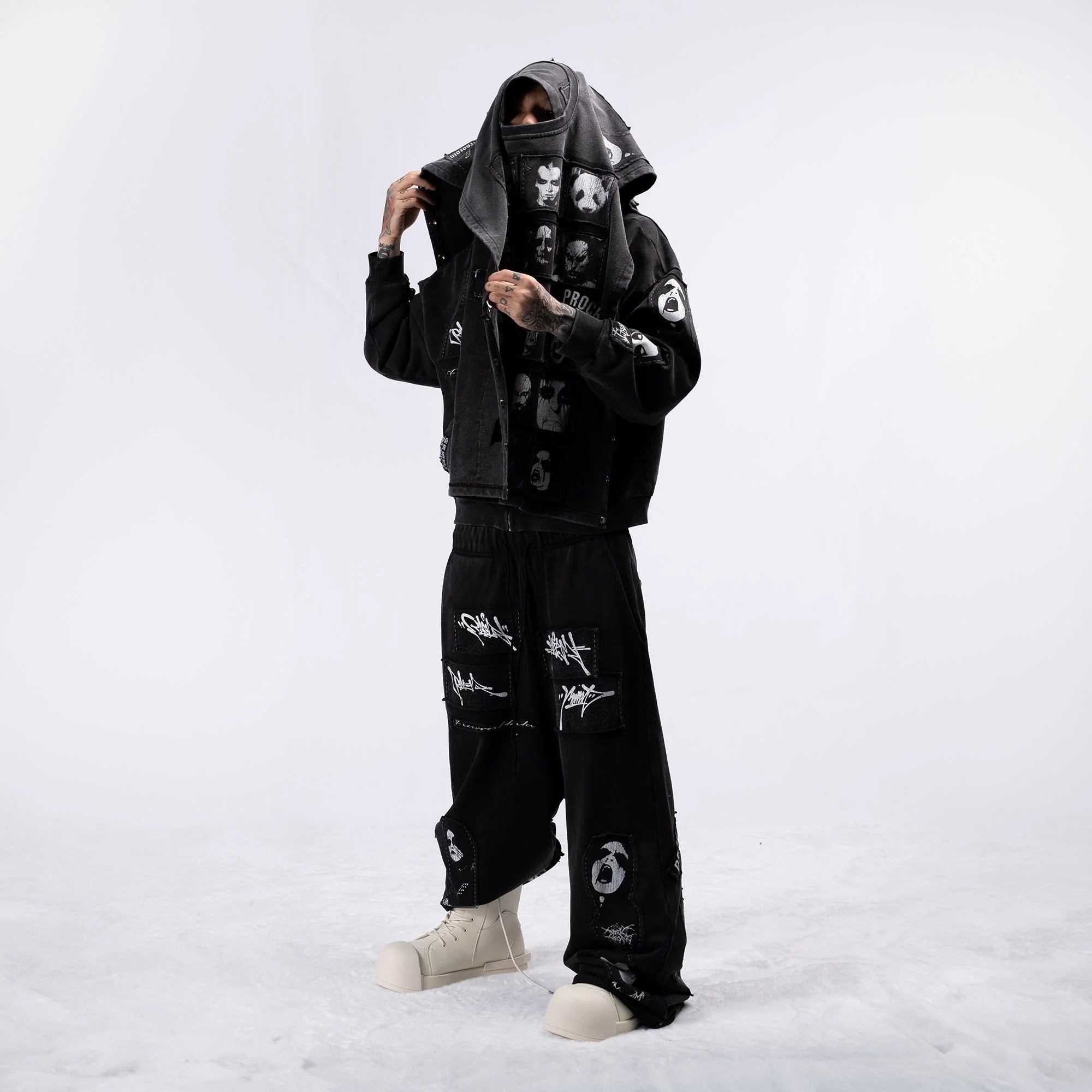 FVVO Patch Washed Sweatpants