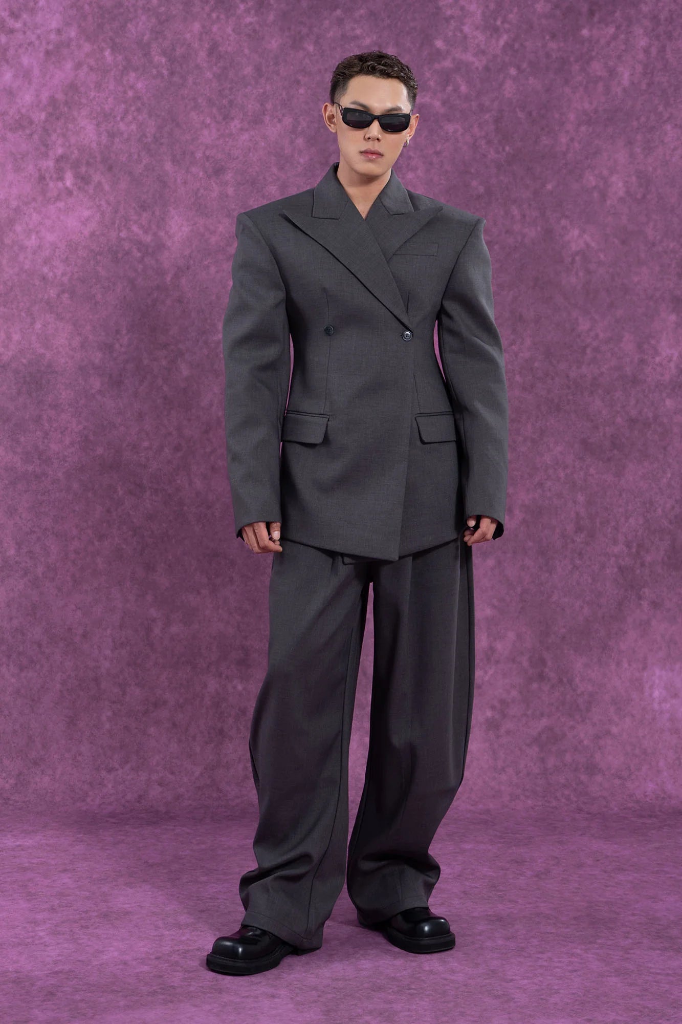CLP Cinched Waist Sculpted Blazer
