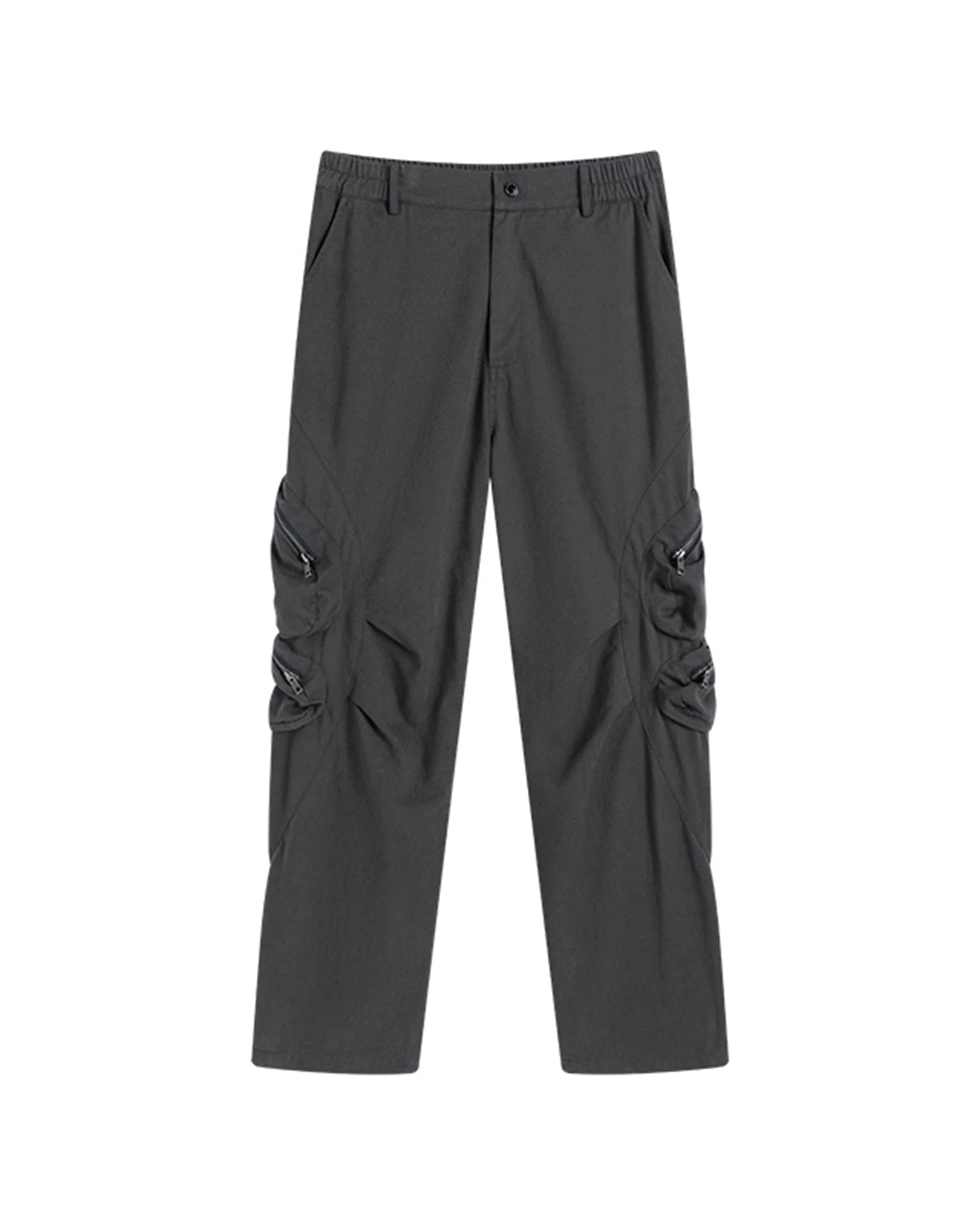 ENSHADOWER Modern Pleated Zipper Tactical Cargo