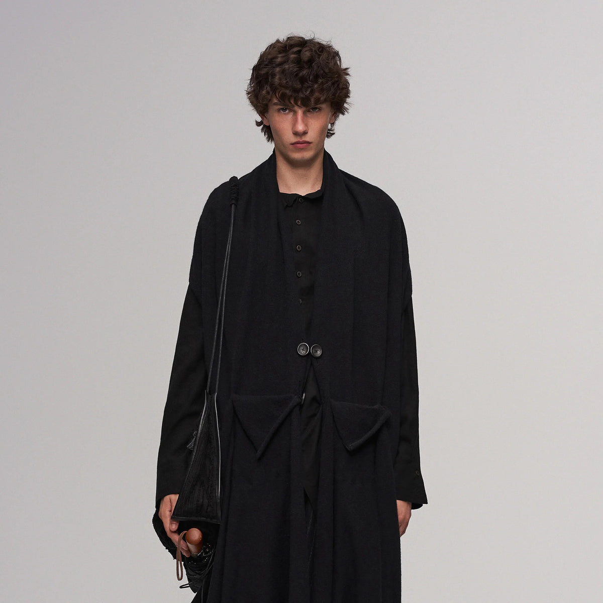 ILNya Nieternite Nifutur Deconstructed Raw-Edge Scarf Vest