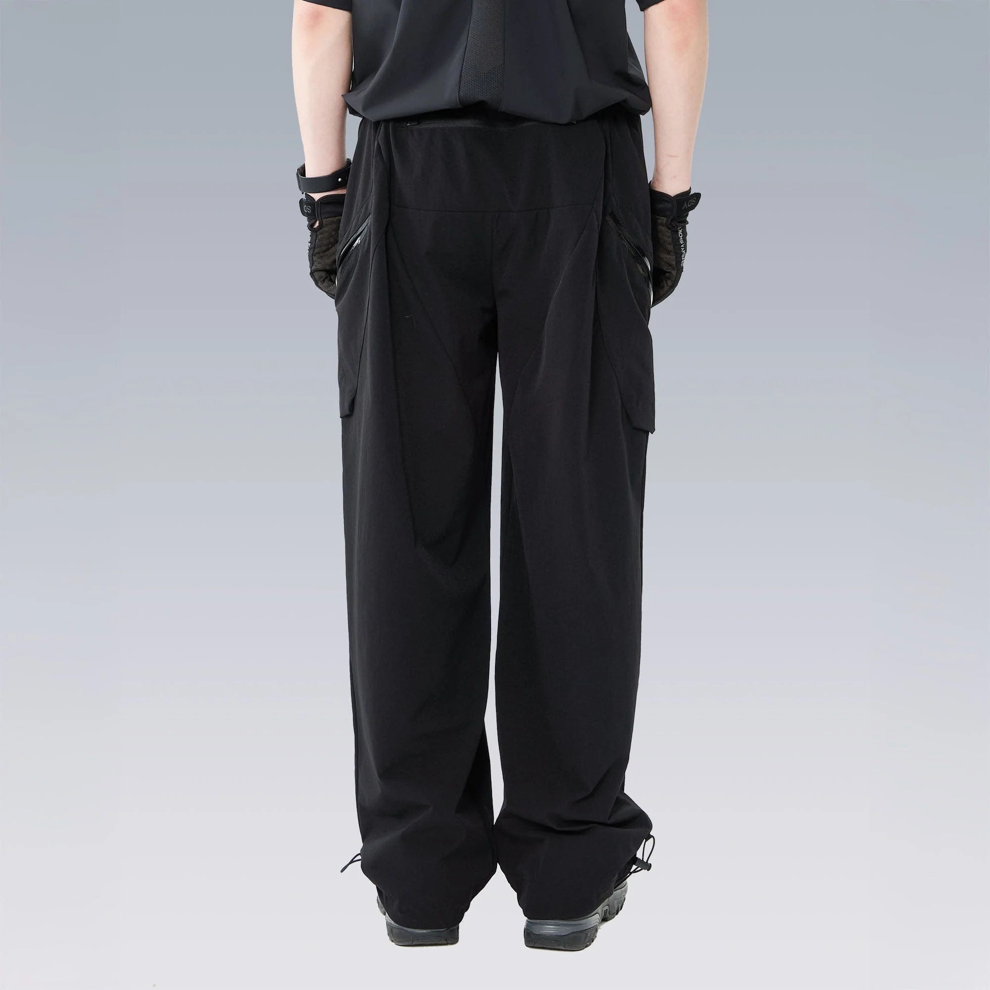 SILENSTORM Drawstring-Hem Webbing Belt Utility Pants