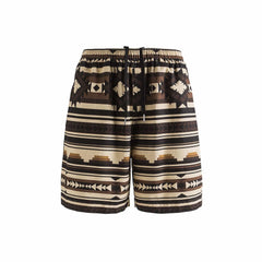 ME DA IGUAL Aztec Graphic Elastic Shorts