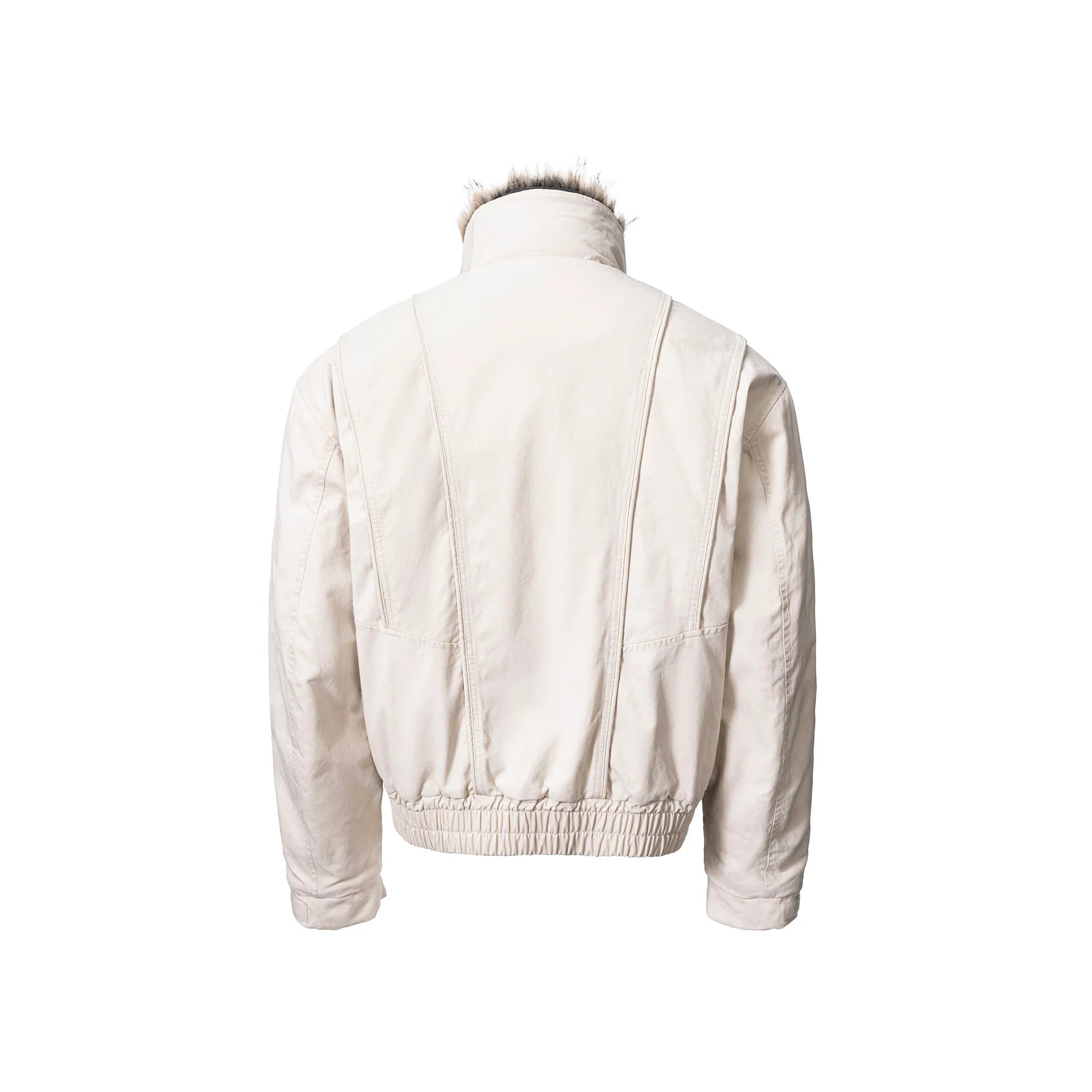 CATSSTAC Detachable Faux Fur Scarf Panel Jacket