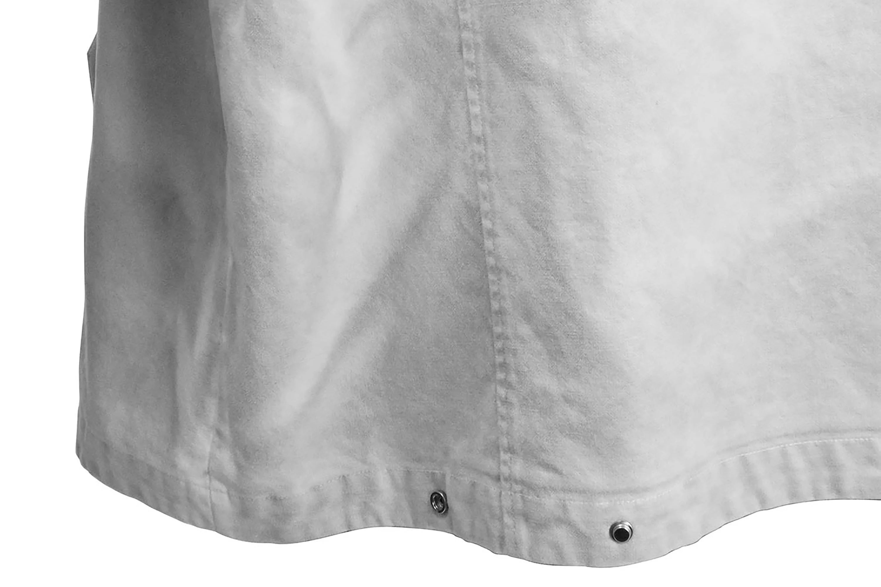 RELABEL Distressed Striped Hood Oversized Jacket