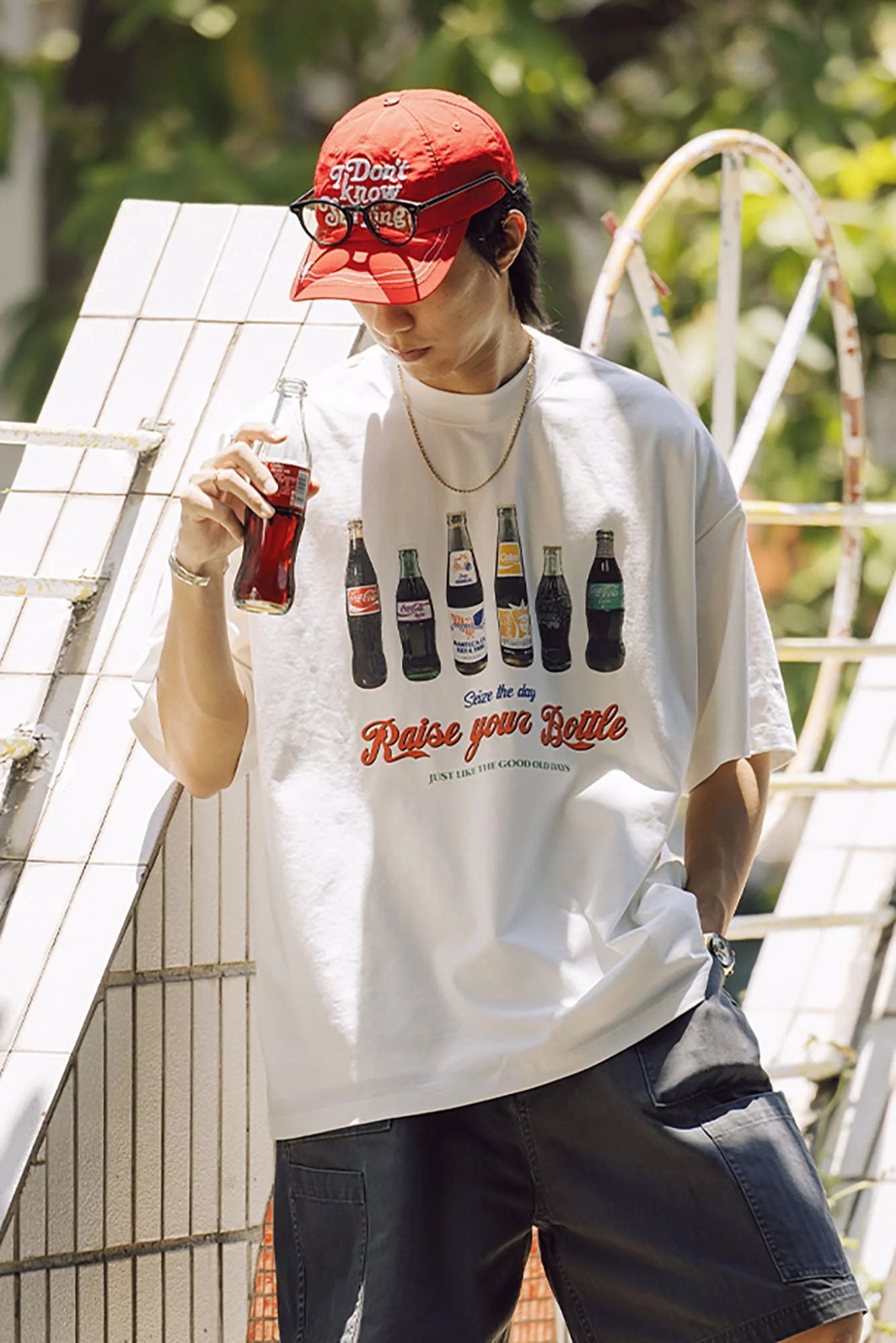 BANANA CLUB Soda Graphic Sorona Oversized T-Shirt