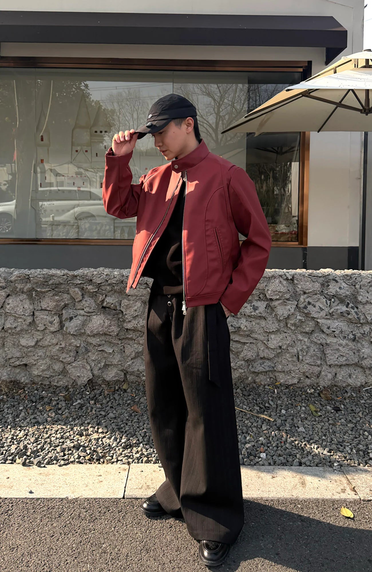 CATSSTAC Harrington PU Jacket