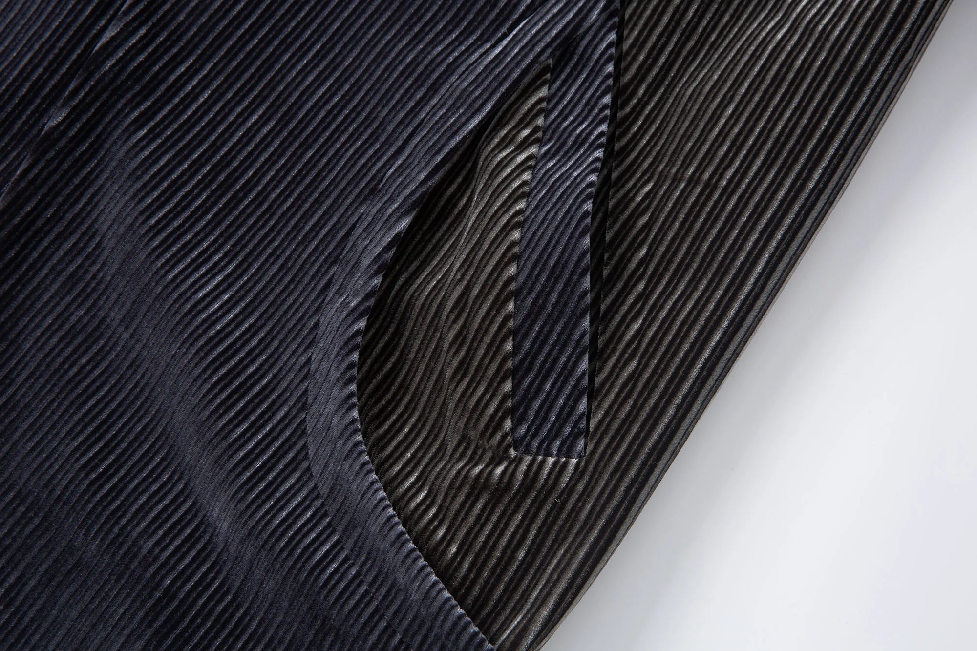 TUIMU Corduroy Contrast Panel Blazer