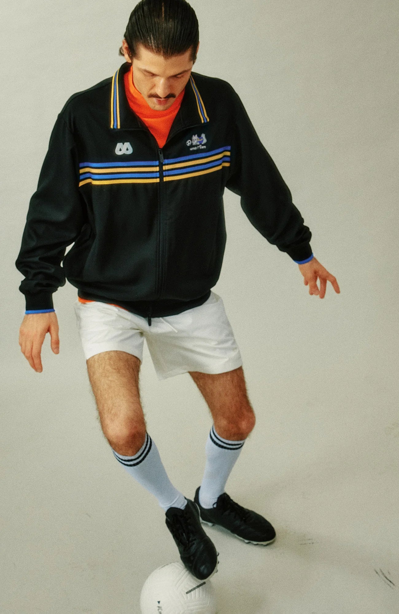 UMAMIISM Retro Striped Track Jacket