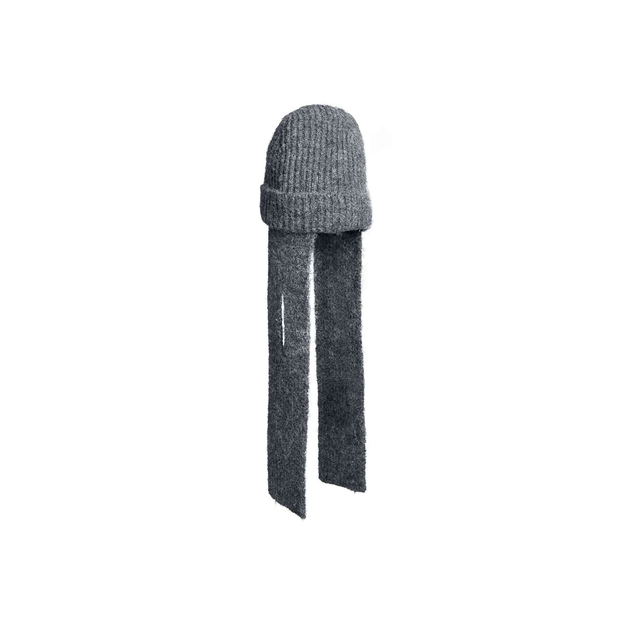 RELABEL Detachable Scarf Beanie Set