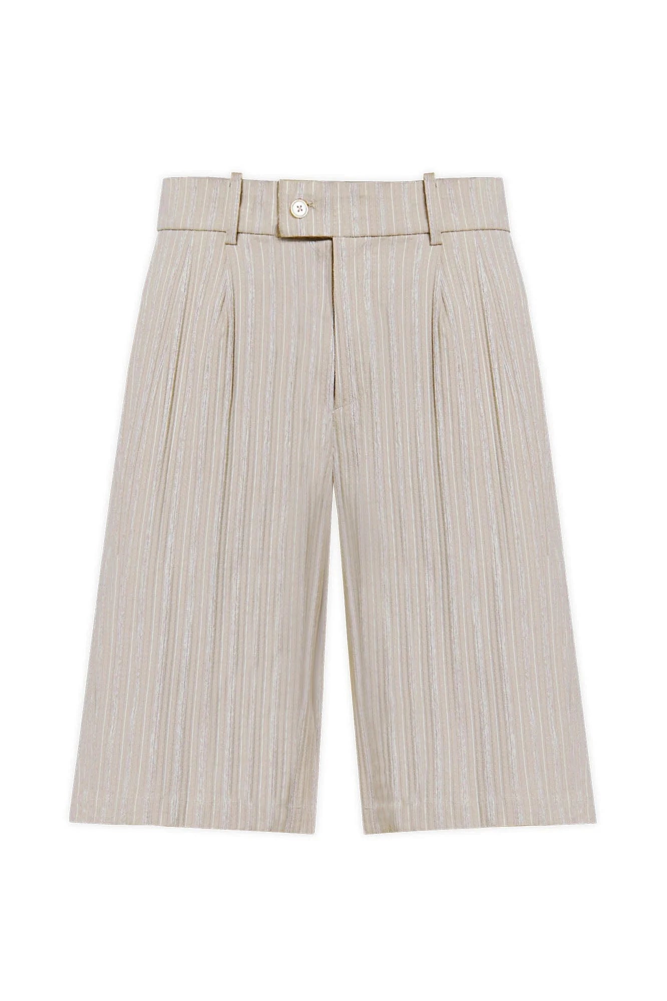 OIPWORD Striped Crinkled Shorts