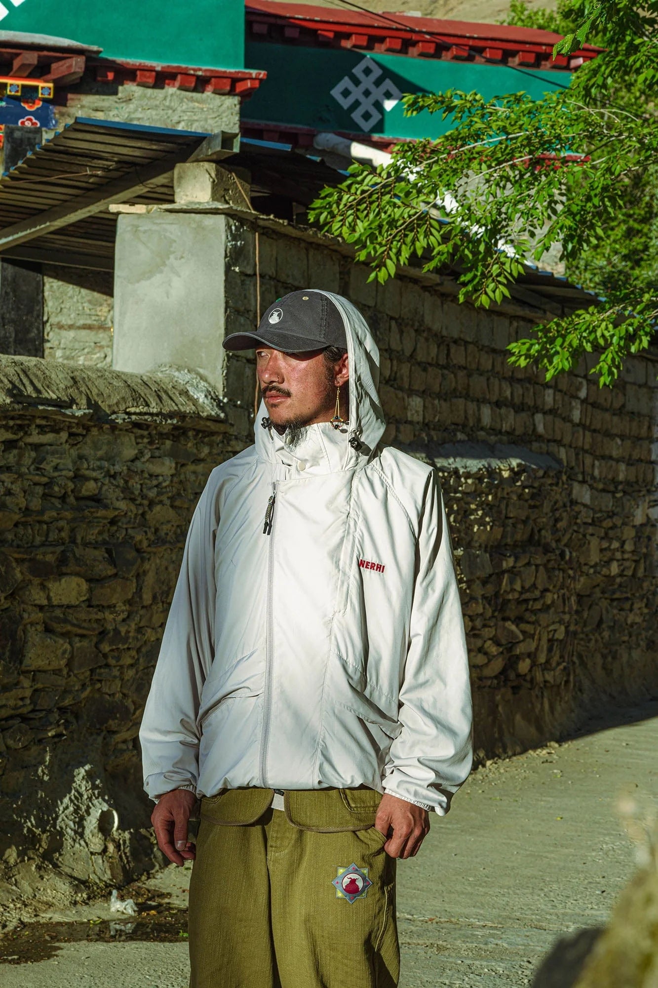 NERHI Graphic-Lined Hood Jacket